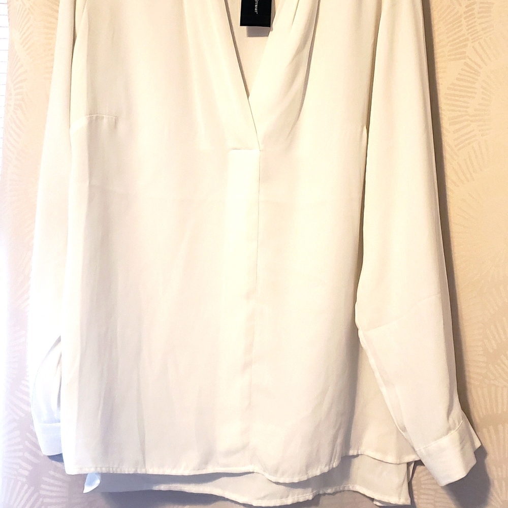 Ashley Stewart woman White Blouse